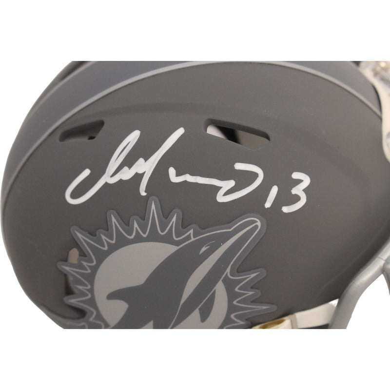 Dan Marino Signed Miami Dolphins Slate Mini Helmet (Beckett)