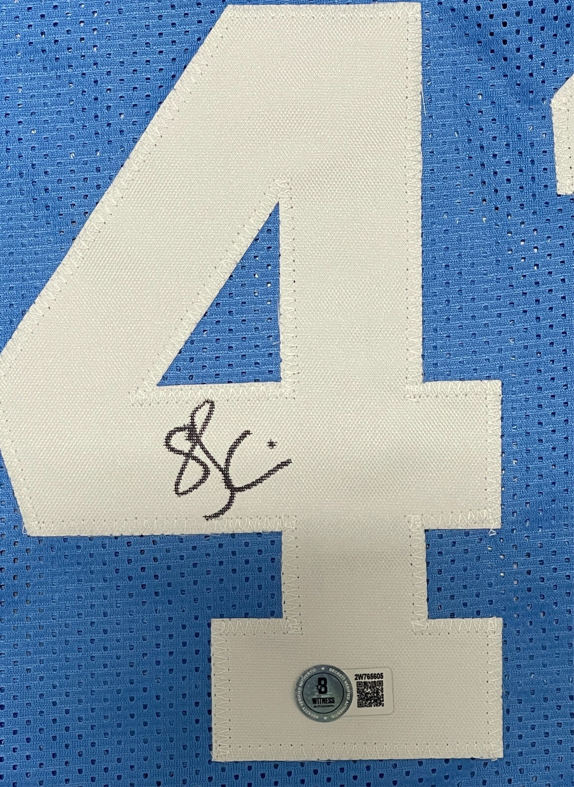 Sam Perkins Signed North Carolina Tar Heels Custom Basketball Jersey