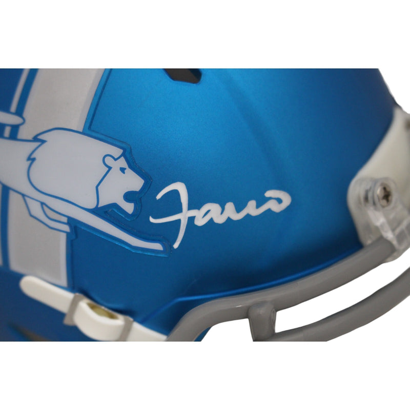 Jameson Williams Autographed Detroit Lions 2023 Alternate Mini Helmet