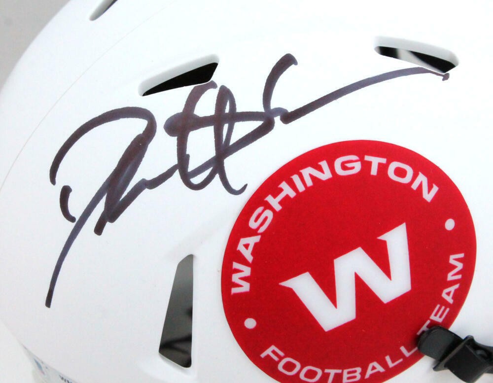Deion Sanders Autographed Washington Football Team Lunar Mini Helmet