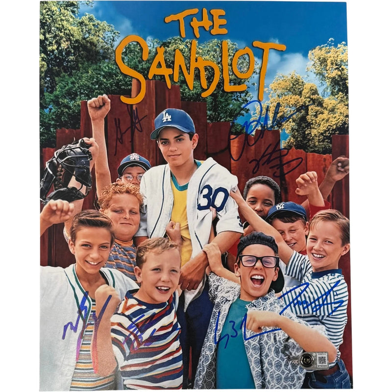Cast of The Sandlot Signed 11x14 Movie Cover Photo