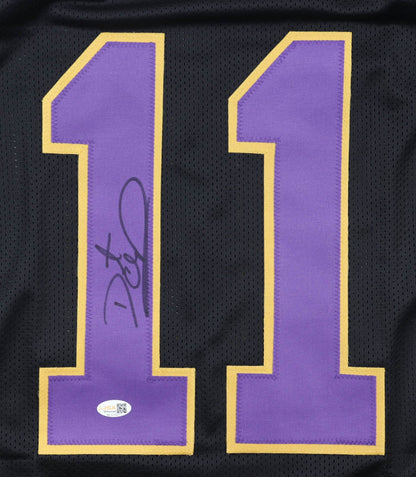 Daunte Culpepper Signed Minnesota Vikings Black Custom Jersey