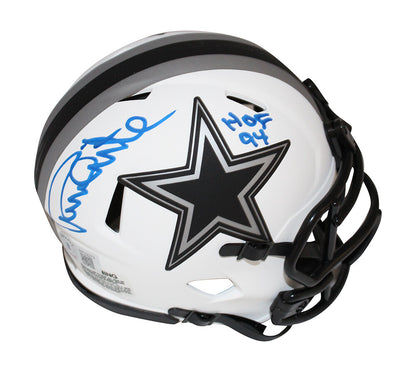 Randy White Dallas Cowboys Autographed Lunar Speed Mini Helmet (HOF)