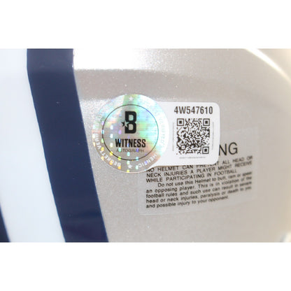 Dak Prescott Dallas Cowboys Autographed Mini Helmet (BAS Witnessed)