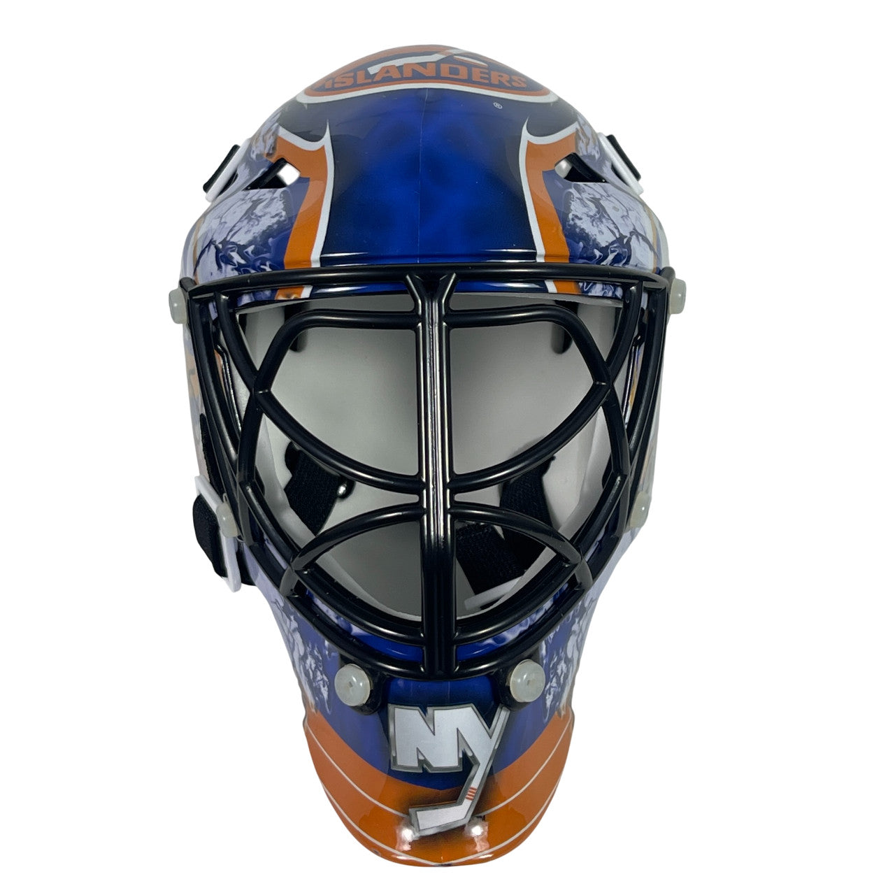 Billy Smith Signed New York Islanders Mini Goalie Mask Beckett Witnessed