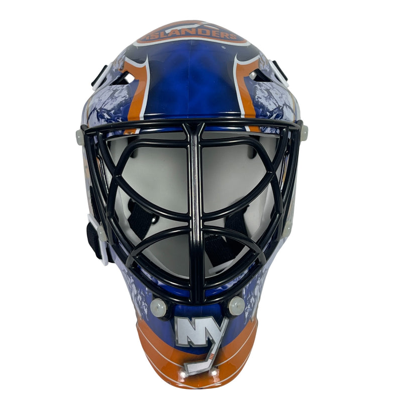Billy Smith Signed New York Islanders Mini Goalie Mask Beckett Witnessed