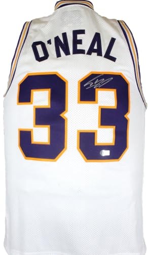 Shaquille O'Neal Signed LSU Tigers White Retro Jersey