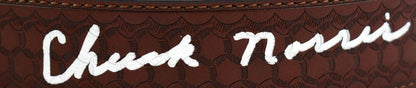 Chuck Norris Autographed Belt with Star Buckle