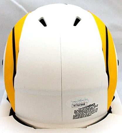 Jim Everett Signed Los Angeles Rams Lunar Mini Helmet