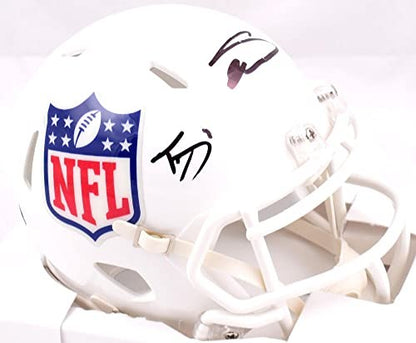 Trevon Diggs & Stefon Diggs Autographed NFL Speed Mini Helmet - Black