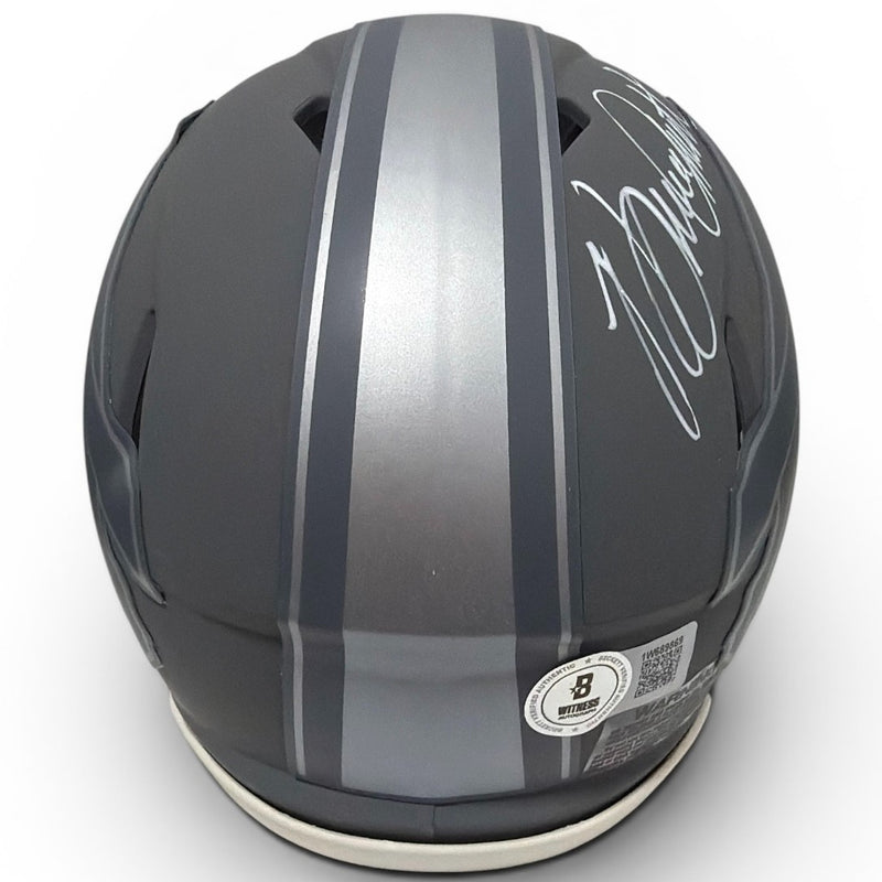 Bruce Smith Signed Buffalo Bills Slate Mini Helmet