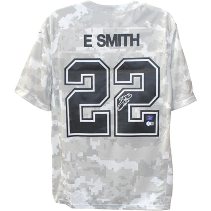 Emmitt Smith Autographed Dallas Cowboys Nike Arctic Jersey