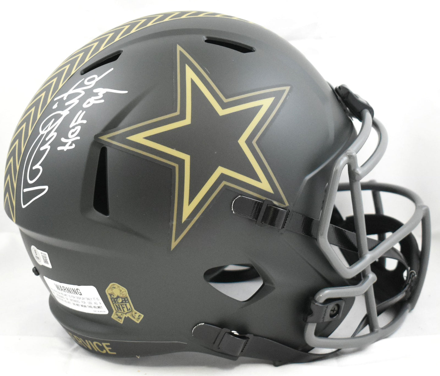 Randy White Autographed Dallas Cowboys Full Size 2025 Salute to Service Helmet