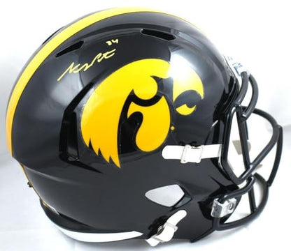 Sam LaPorta Signed Iowa Hawkeyes Full Size Speed Replica Helmet