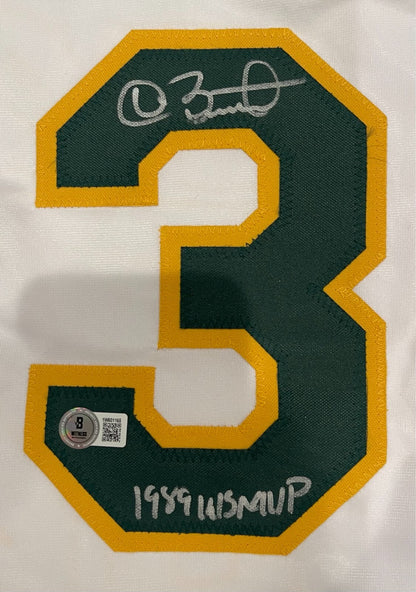 Dave Stewart Signed Oakland Athletics Custom Jersey (89 WS MVP)