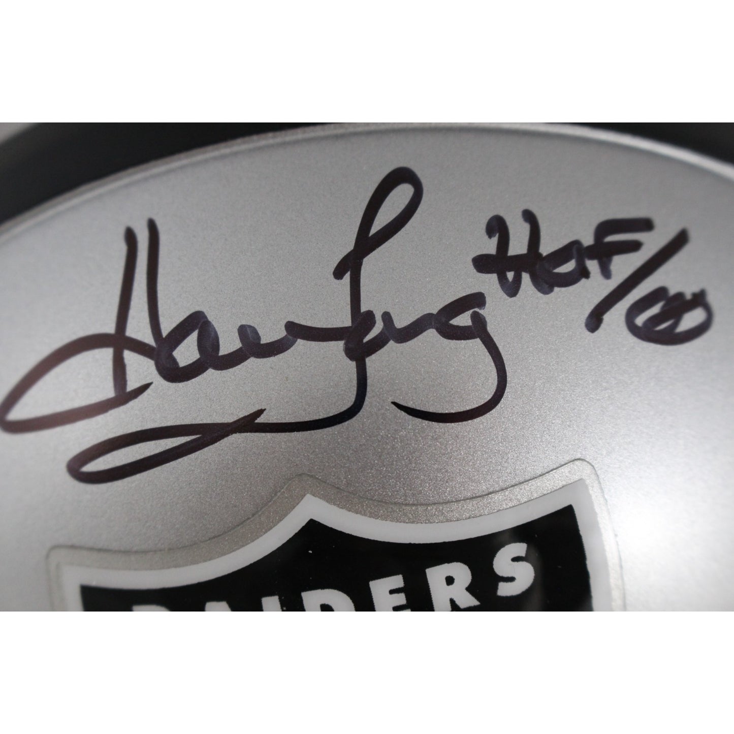 Howie Long Oakland Raiders Signed VSR4 Mini Helmet (HOF '00)