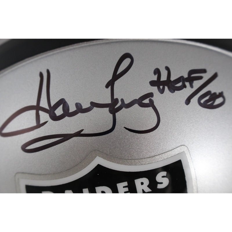 Howie Long Oakland Raiders Signed VSR4 Mini Helmet (HOF '00)
