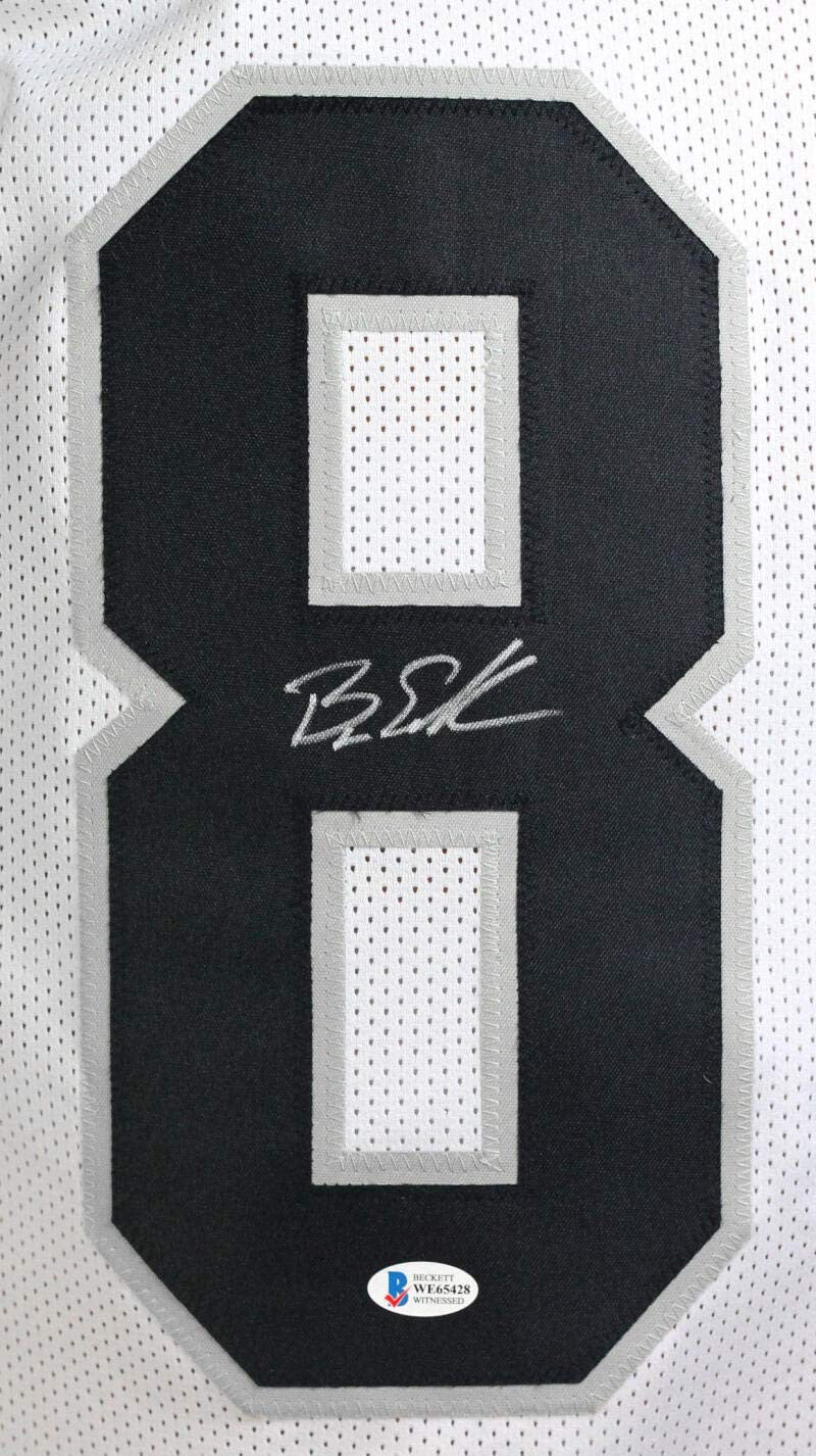 Bryan Edwards Autographed White Custom Football Jersey