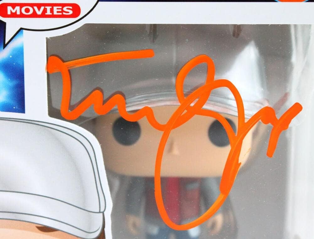 Michael J. Fox Signed Marty McFly Funko Pop Figurine #962
