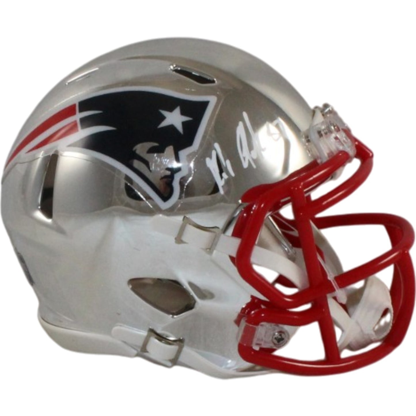 Rob Gronkowski Tampa Bay Buccaneers Autographed Chrome Mini Helmet