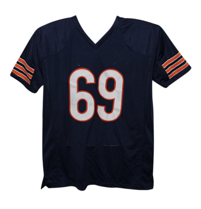 Jared Allen Signed Chicago Bears Custom Football Jersey Beckett COA