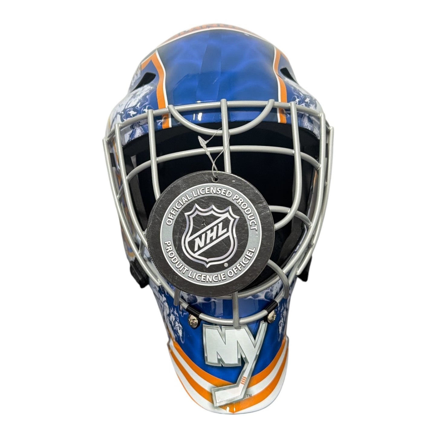 Billy Smith Signed New York Islanders Full Size Goalie Mask (2 Inscriptions)