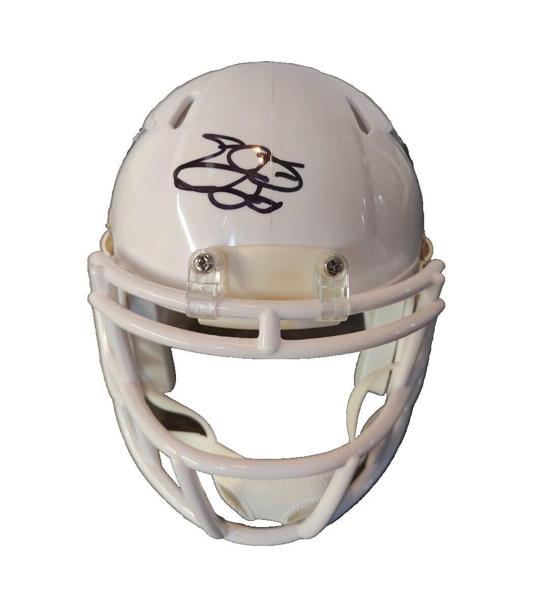 Emmitt Smith Signed NFL Logo Speed Mini Helmet - Prova COA