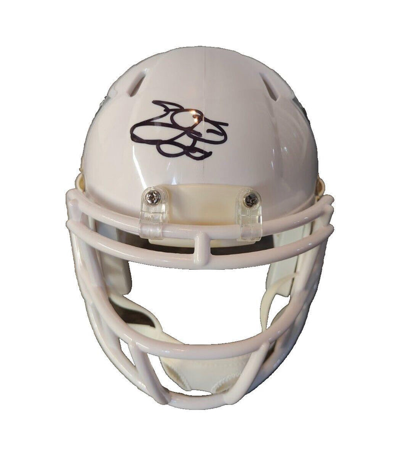 Emmitt Smith Signed NFL Logo Speed Mini Helmet - Prova COA