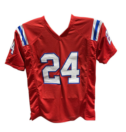 Ty Law Autographed New England Patriots Pro Style Jersey (Red)