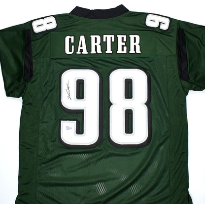 Jalen Carter Signed Philadelphia Eagles Custom Black Jersey