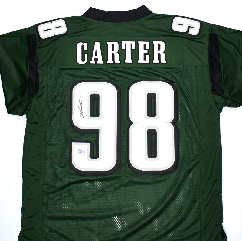 Jalen Carter Signed Philadelphia Eagles Custom Black Jersey