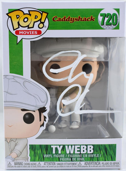 Chevy Chase Signed Ty Webb Caddyshack Funko Pop Figurine #720