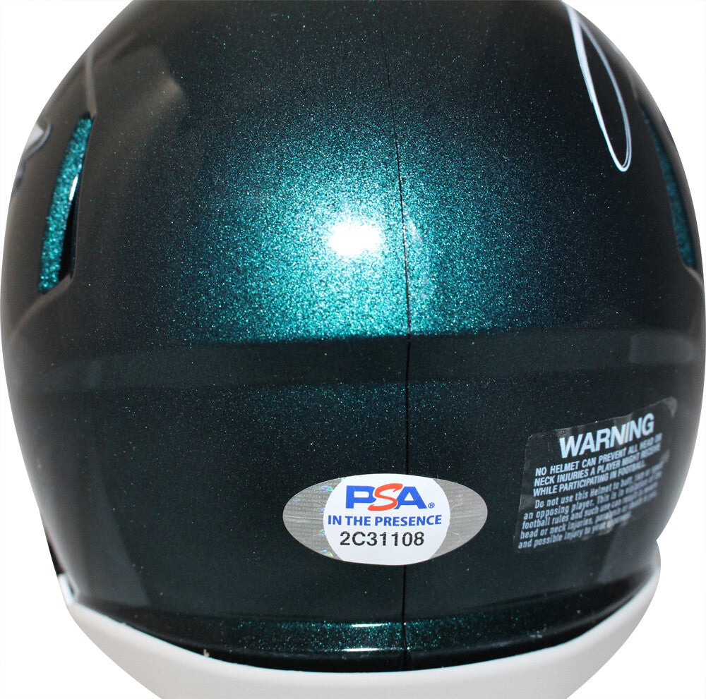 Jake Elliott Philadelphia Eagles Signed Speed Mini Helmet (PSA)