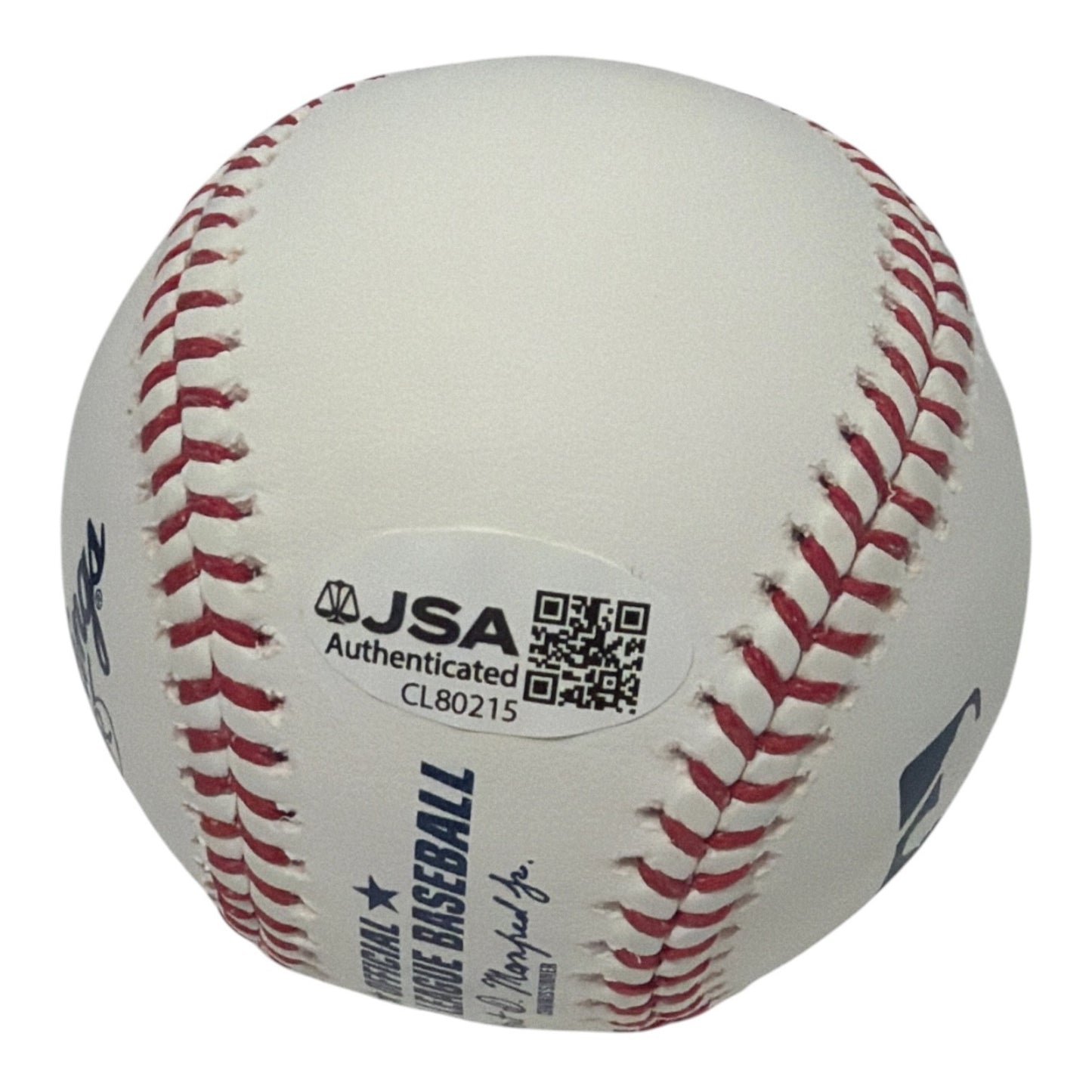 Angel Hernandez Autographed 2002 World Series Official MLB Baseball