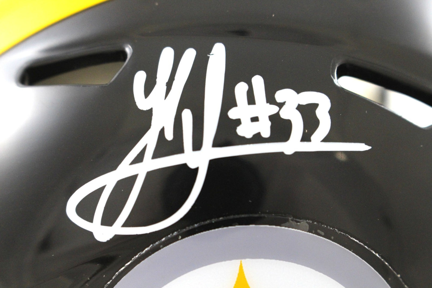 Jack Sawyer Pittsburgh Steelers Signed Mini Helmet (Beckett Witnessed)