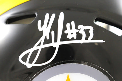 Jack Sawyer Pittsburgh Steelers Signed Mini Helmet (Beckett Witnessed)