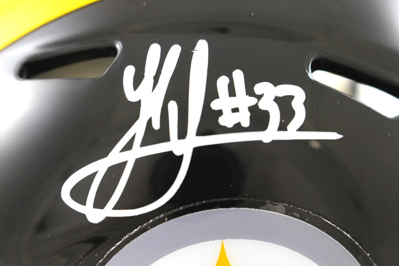 Jack Sawyer Pittsburgh Steelers Signed Mini Helmet (Beckett Witnessed)