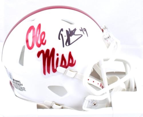 Patrick Willis Signed Ole Miss Rebels Speed Mini Helmet