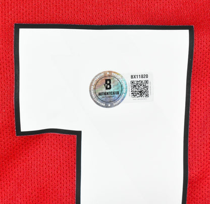 Matheus Cunha Autographed Manchester United Home Jersey