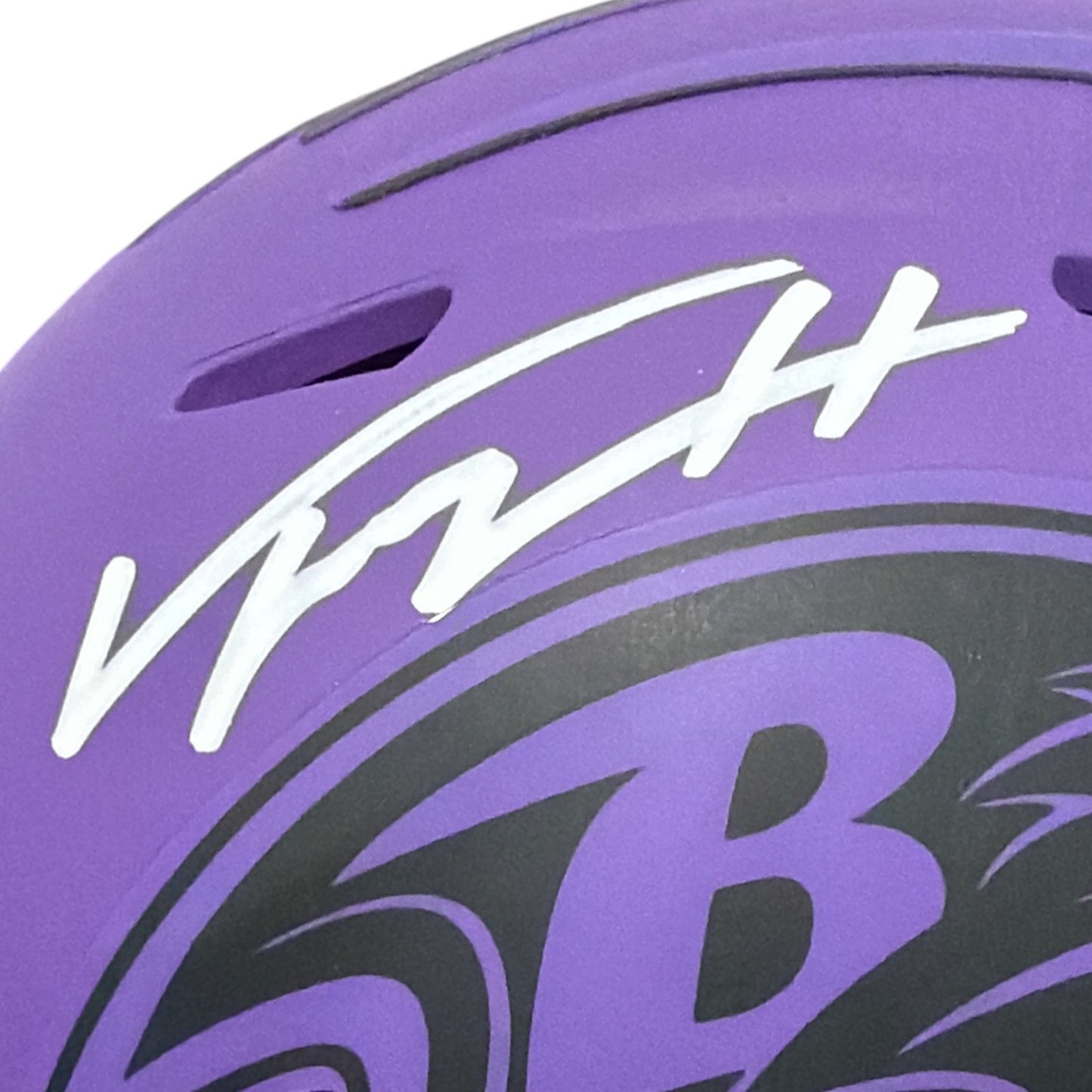 Trey Hendrickson Signed Baltimore Ravens Rave Mini Helmet JSA