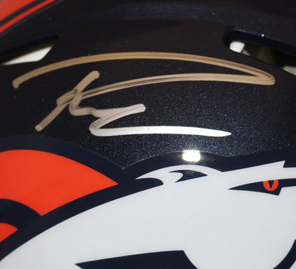 Russell Wilson Denver Broncos Autographed Authentic Speed Full Size Helmet