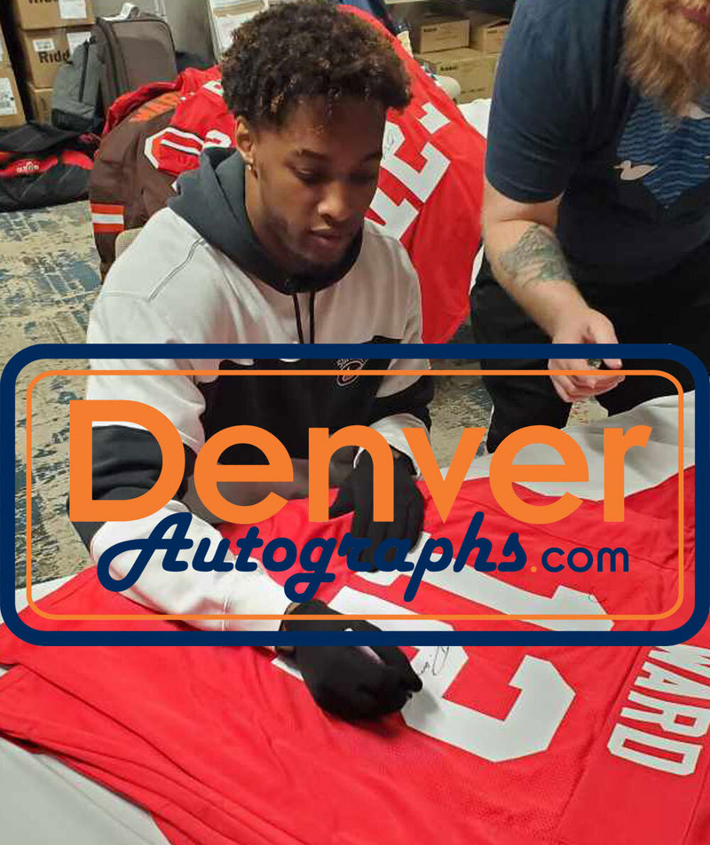 Denzel Ward Signed Ohio State Buckeyes Custom College Jersey JSA