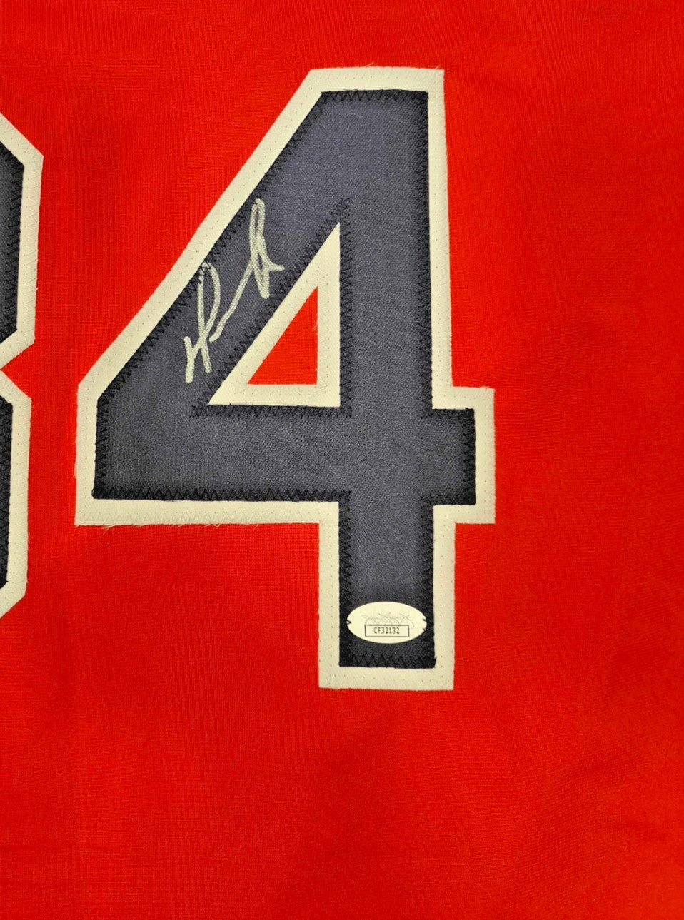 David Ortiz Autographed Boston Red Sox Custom Baseball Jersey