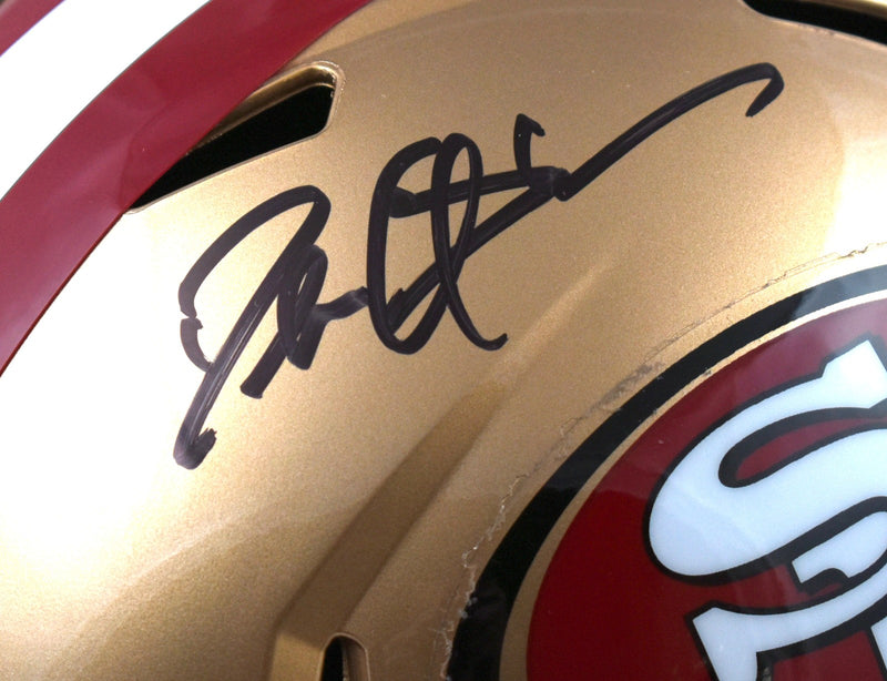 Deion Sanders Autographed San Francisco 49ers Full Size Speed Helmet