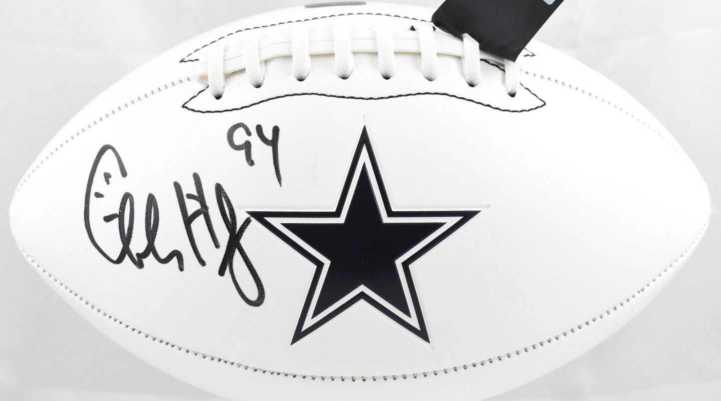 Charles Haley Autographed Dallas Cowboys Logo Football