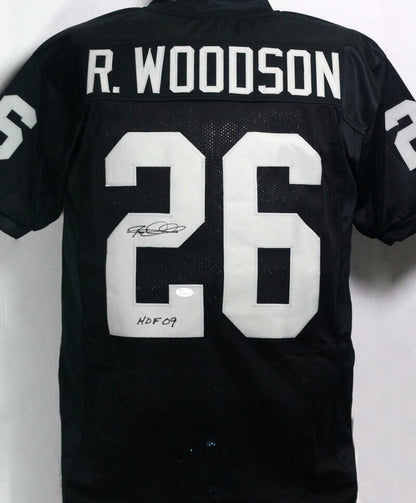 Rod Woodson Autographed Pittsburgh Steelers Style Black Jersey (HOF)