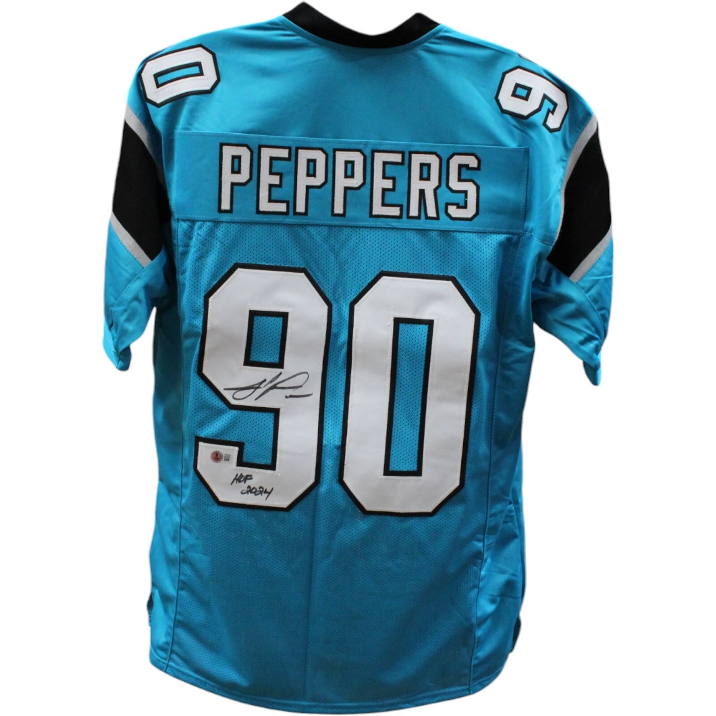 Julius Peppers Autographed Pro Style Jersey (HOF Inscription)