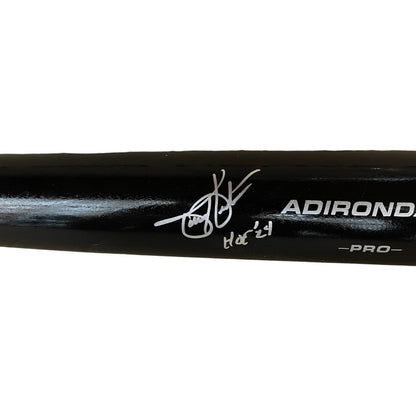 Todd Helton Autographed Colorado Rockies Black Baseball Bat with HOF Inscription