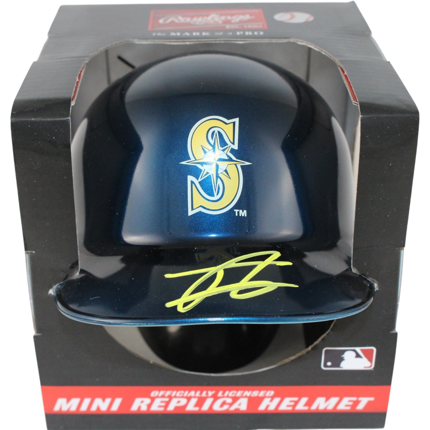 Julio Rodriguez Autographed Seattle Mariners Rawlings Mini Batting Helmet