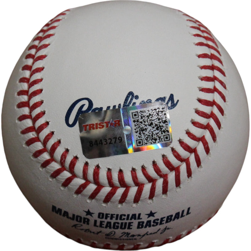 Larry Walker Autographed Colorado Rockies OML Baseball #33 Retired